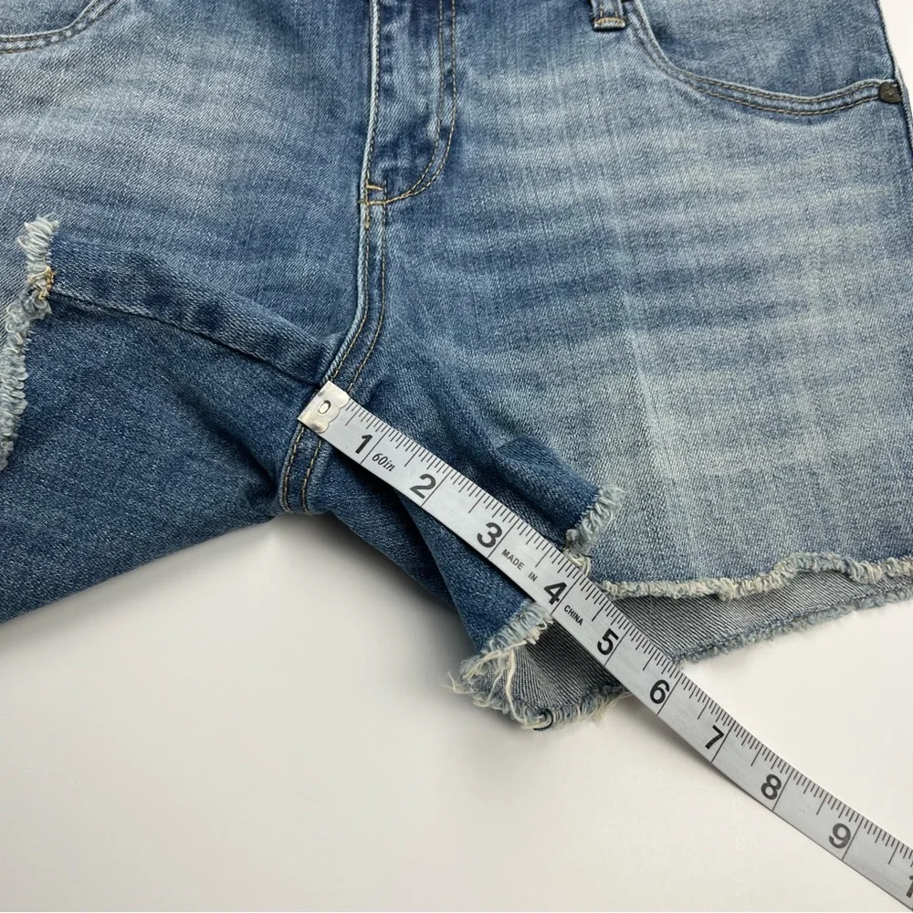 Kut From‎ the Kloth Gidget Frey Short Denim Jean Womens Size 8 Blue Pockets